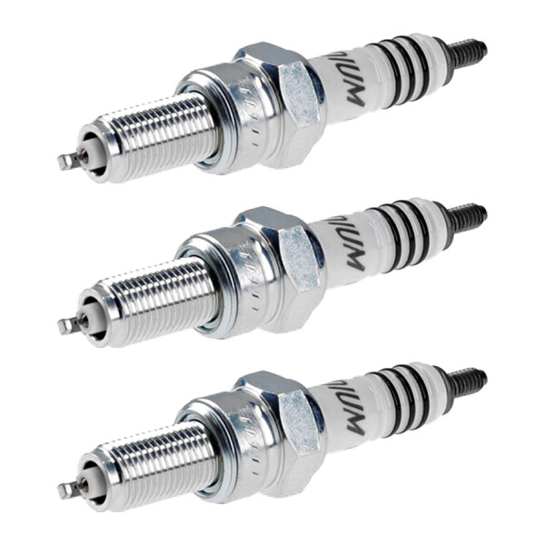 3 Spark Plugs with flat seat NGK IAM-Expertise Iridium IX for YAMAHA and others