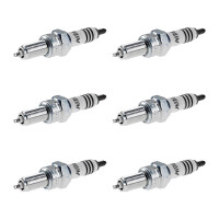 6 Spark Plugs with flat seat NGK IAM-Expertise Iridium IX...