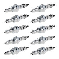 10 Spark Plugs with flat seat NGK IAM-Expertise Iridium...