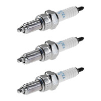 3 Spark Plugs with flat seal seat NGK IAM expertise for...