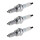 3 Spark Plugs with flat seal seat NGK IAM expertise for YAMAHA and others