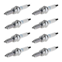 8 Spark Plugs with flat seal seat NGK IAM expertise for...