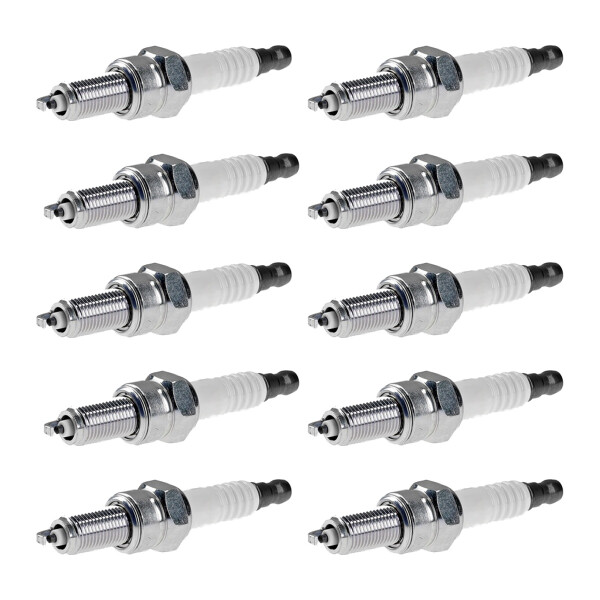 10 Spark Plugs fixed SAE connection NGK IAM expertise for various vehicles