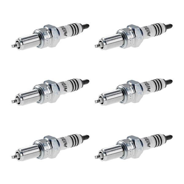 6 Spark Plugs with flat seal seat NGK Aftermarket-Expertise Iridium IX for HONDA