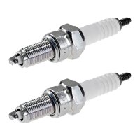 2 Spark Plugs with flat seal seat NGK aftermarket...