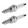 2 Spark Plugs with flat seal seat NGK aftermarket expertise for HONDA