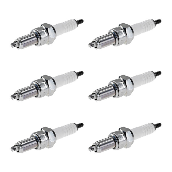 6 Spark Plugs with flat seal seat NGK aftermarket expertise for HONDA