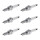 6 Spark Plugs with flat seal seat NGK aftermarket expertise for HONDA