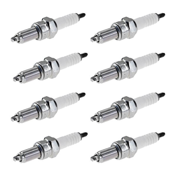 8 Spark Plugs with flat seal seat NGK aftermarket expertise for HONDA