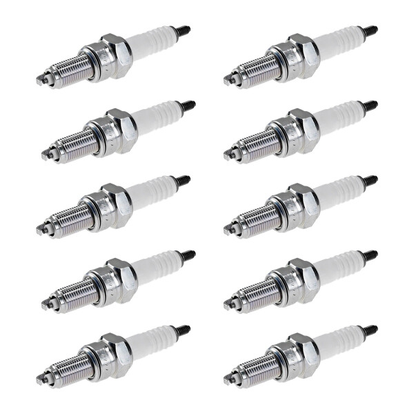10 Spark Plugs with flat seal seat NGK aftermarket expertise for HONDA