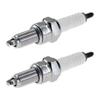 2 Spark Plugs with flat seal seat NGK aftermarket...