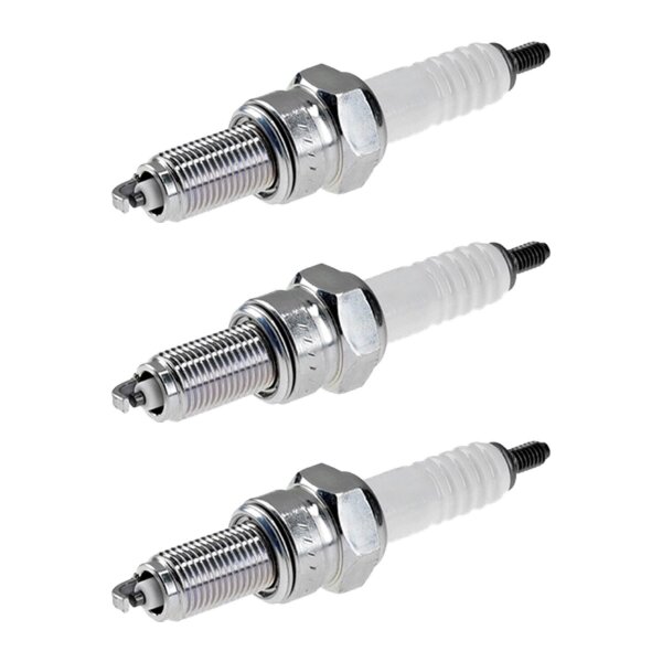 3 Spark Plugs with flat seal seat NGK aftermarket expertise for HONDA