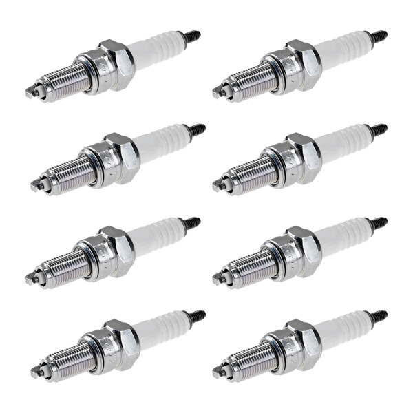 8 Spark Plugs with flat seal seat NGK aftermarket expertise for HONDA