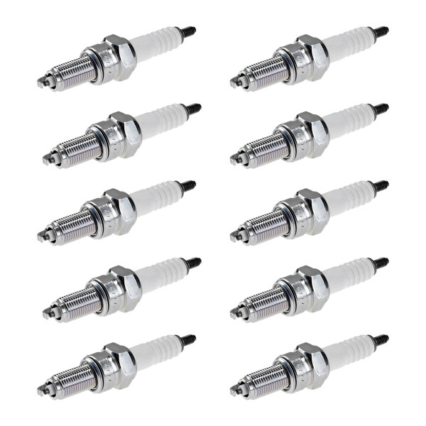 10 Spark Plugs with flat seal seat NGK aftermarket expertise for HONDA