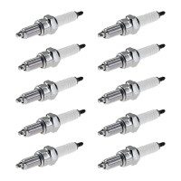 10 Spark Plugs with flat seal seat NGK aftermarket...