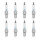 8 Spark Plugs fixed SAE connection NGK for MASERATI QUATTROPORTE and others
