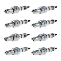 8 Spark Plugs with flat seat NGK Iridium IX suitable for...