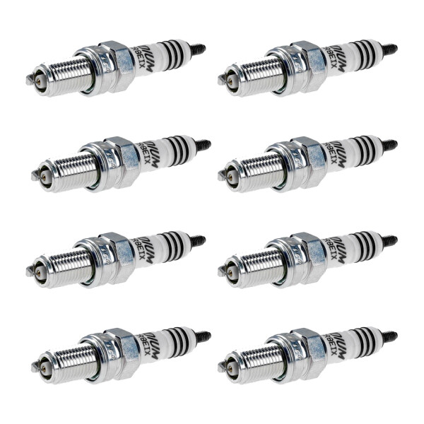 8 Spark Plugs with flat seal seat NGK IAM-Expertise Iridium IX for SUZUKI