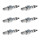 6 Spark Plugs with flat seat NGK Iridium IX suitable for various vehicles