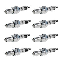 8 Spark Plugs with flat seat NGK Iridium IX suitable for...