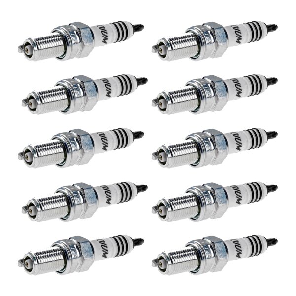 10 Zündkerzen mit Flachdichtsitz NGK Iridium IX für diverse Fahrzeuge