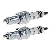 2 Spark Plugs with flat seat NGK Iridium IX for CHEVROLET...
