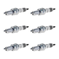 6 Spark Plugs with flat seat NGK Iridium IX for CHEVROLET...