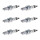 6 Spark Plugs with flat seat NGK Iridium IX for CHEVROLET SPARK and others