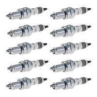 10 Zündkerzen mit Flachdichtsitz NGK Iridium IX...