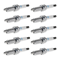 10 Spark Plugs with flat seal seat NGK suitable for VOLVO...