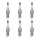 6 Spark Plugs fixed SAE connection NGK suitable for e.g. MITSUBISHI ASX