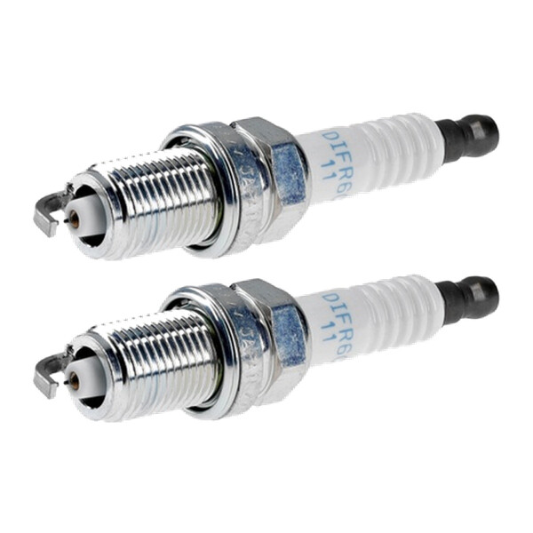 2 Spark Plugs fixed SAE connection NGK for e.g. MITSUBISHI OUTLANDER