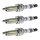 3 Spark Plugs fixed SAE connection NGK Iridium Irimax DF for e.g. INFINITI EX