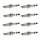 8 Spark Plugs fixed SAE connection NGK Iridium Irimax DF for e.g. INFINITI EX