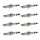 8 Spark Plugs fixed SAE connection NGK Iridium Irimax DF for e.g. TOYOTA AURIS