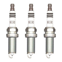 3 Spark Plugs with flat seal seat NGK IAM expertise for...