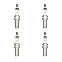 4 Spark Plugs with flat seal seat NGK IAM expertise for...
