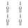 4 Spark Plugs with flat seal seat NGK IAM expertise for LEXUS NX and others