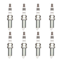 8 Spark Plugs with flat seal seat NGK IAM expertise for...