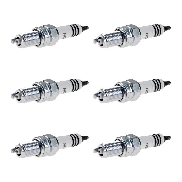 6 Spark Plugs with flat seat NGK Iridium IX for FIAT PUNTO and others