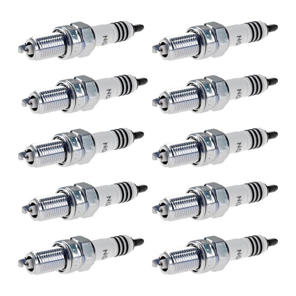 10 Spark Plugs with flat seat NGK Iridium IX for FIAT PUNTO and others