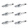 6 Spark Plugs fixed SAE connection NGK IAM-Expertise for e.g. DAIHATSU SIRION