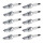 10 Spark Plugs fixed SAE connection NGK IAM-Expertise for e.g. DAIHATSU SIRION