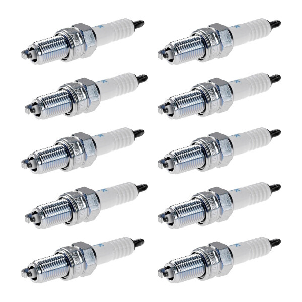 10 Spark Plugs with flat seal seat NGK suitable for SUZUKI WAGON and others
