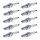 10 Spark Plugs with flat seal seat NGK suitable for SUZUKI WAGON and others