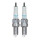 2 Zündkerzen mit Flachdichtsitz NGK IAM-Expertise für u.a. CHEVROLET SPARK