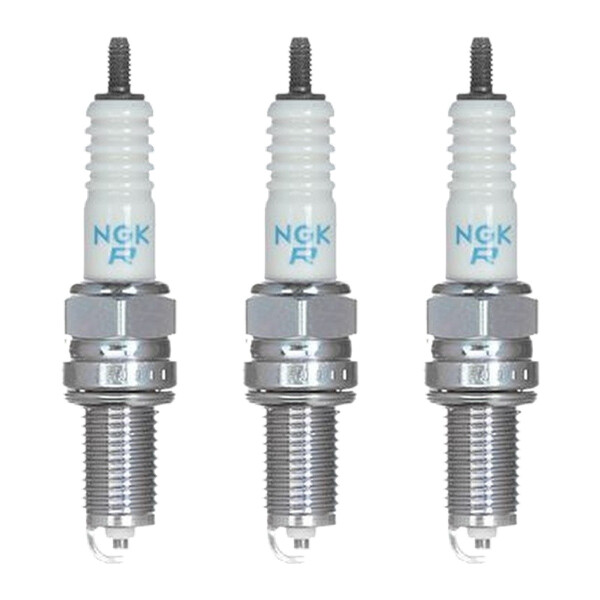 3 Spark Plugs with flat seal seat NGK for CHEVROLET SPARK and others