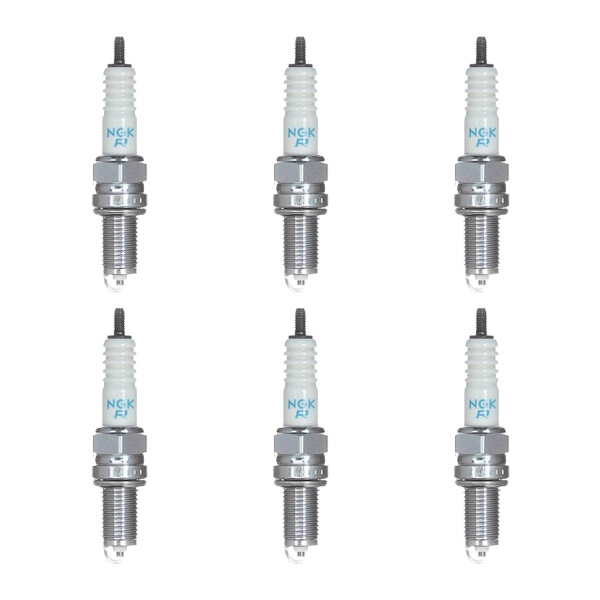 6 Spark Plugs with flat seal seat NGK for CHEVROLET SPARK and others