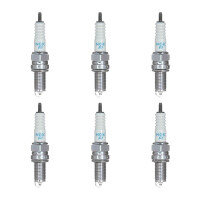 6 Spark Plugs with flat seal seat NGK for CHEVROLET SPARK...