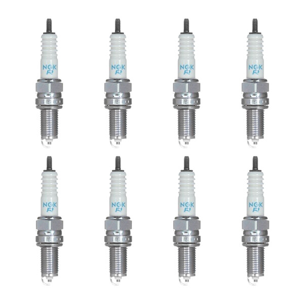 8 Spark Plugs with flat seal seat NGK for CHEVROLET SPARK and others